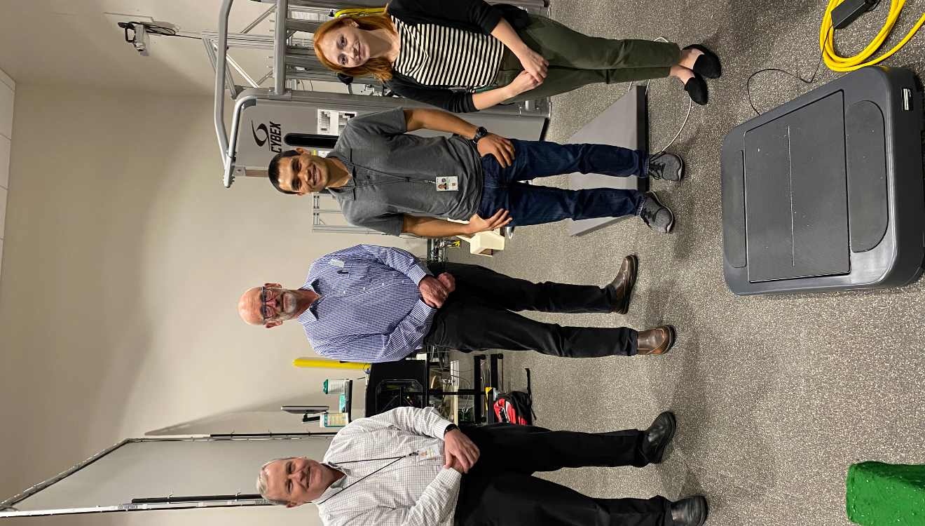 Dr Scott Wood NASA Neuroscience JSC, Dr Gordon Waddington University of Canberra, Dr Timothy Macaulay NASA Neuroscience JSC, Rachel Belisle MIT Astro Aero Lab; with the AMEDA system at NASA JSC Houston TX USA