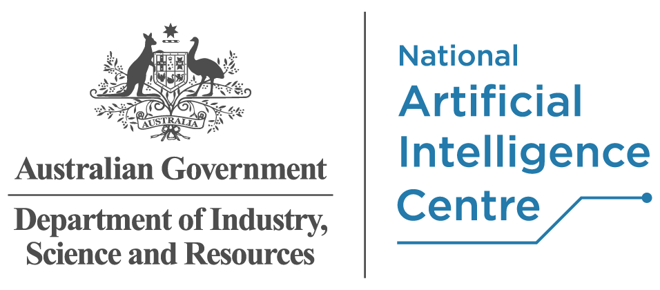 Australian Government Department of Industry, Science and Resources National Artificial Intelligence Centre logo