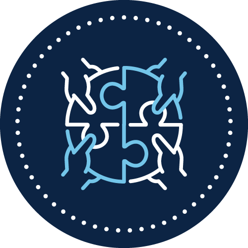 Icon representing  collaboration