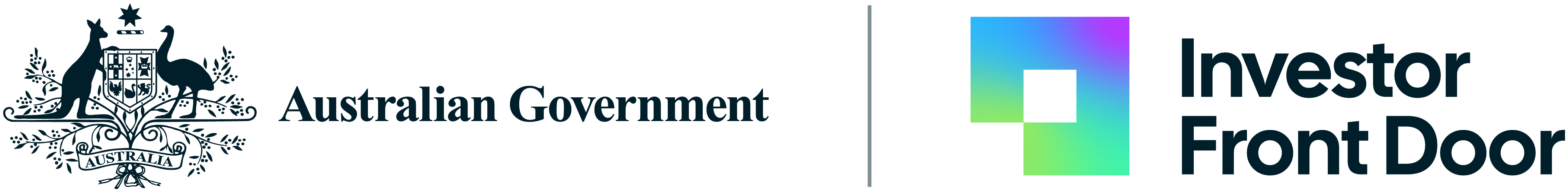 Australian Government crest | Investor Front Door logo