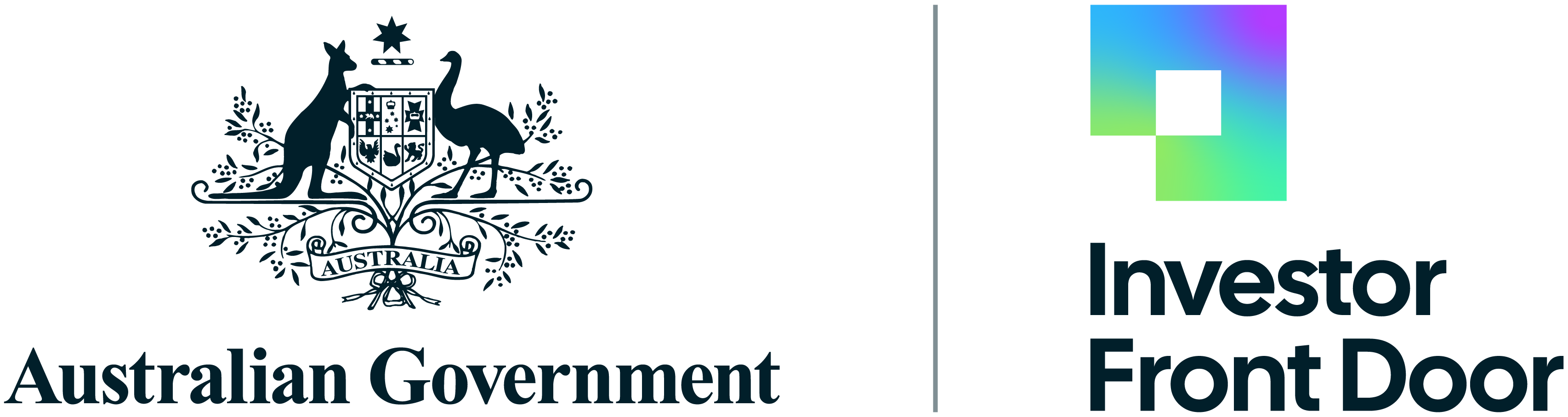 Australian Government crest | Investor Front Door logo