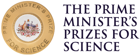 The Prime Minister's Prizes for Science logo with medallion