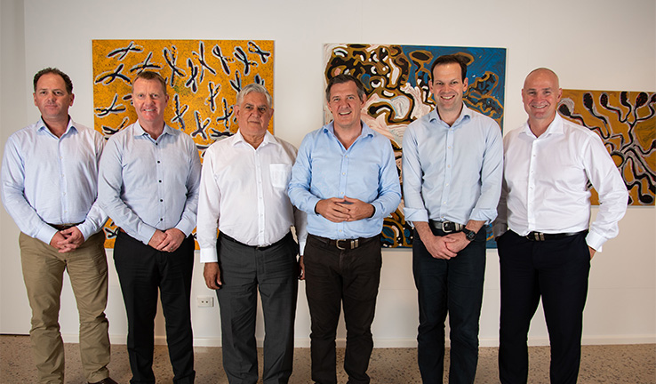 Photo of Ministers at the Ministerial Forum in Katherine. Photo of Ministers at the Ministerial Forum in Katherine.