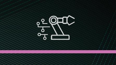 Decorative illustration representing precision manufacturing equipment.