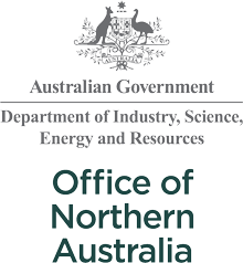 Office of Northern Australia side logo Office of Northern Australia side logo