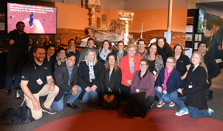 Australian Space Agency team. Australian Space Agency team.