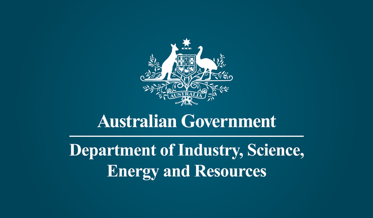 The Department of Industry, Science, Energy and Resources logo
