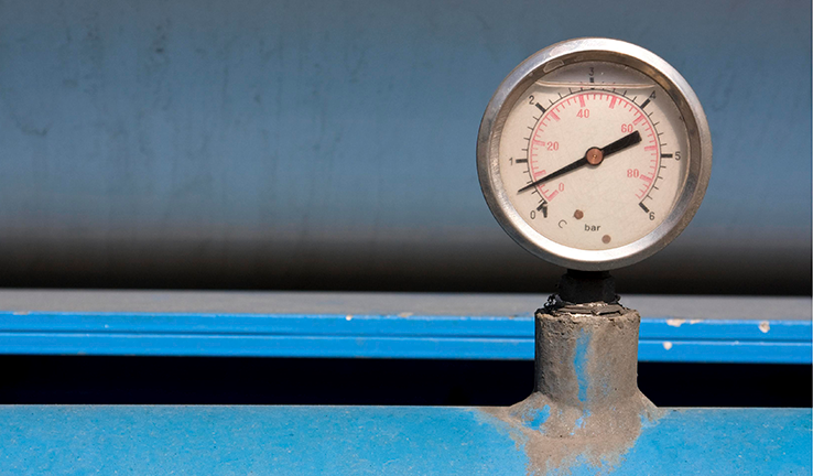 Photo of a measuring guage