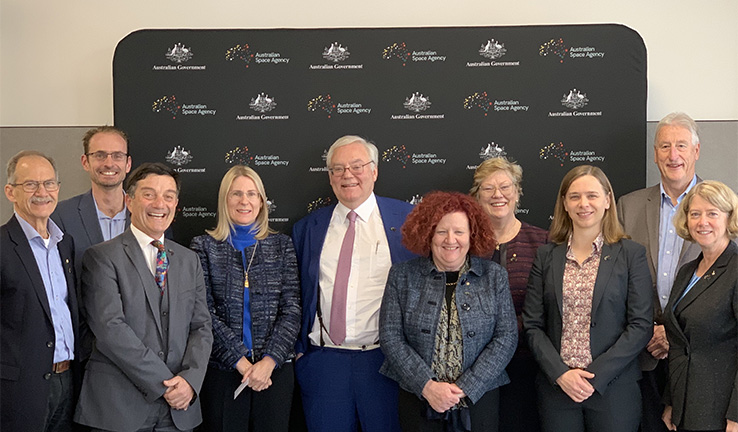 Ten members of the Australian Space Agency Advisory Group Ten members of the Australian Space Agency Advisory Group