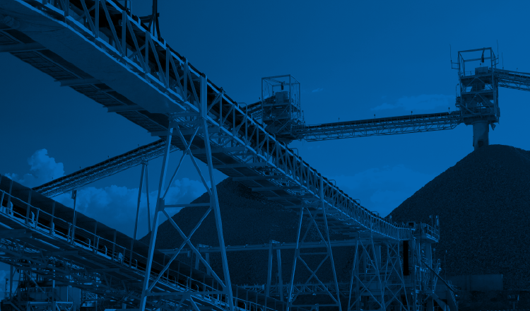 Image from the report cover showing mining equipment.