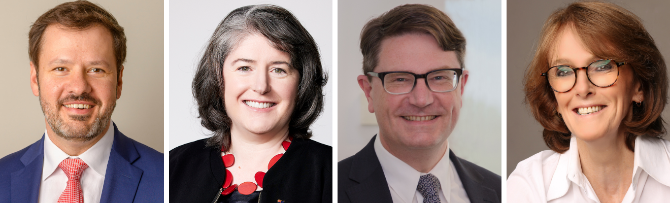 Photos of Minister Ed Husic, Secretary Meghan Quinn, Deputy Secretary - Science and Technology Duncan McIntyre, and Chief Scientist Dr Cathy Foley.