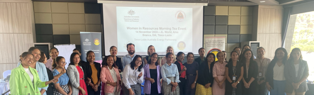 Women in Resources morning tea event in Dili