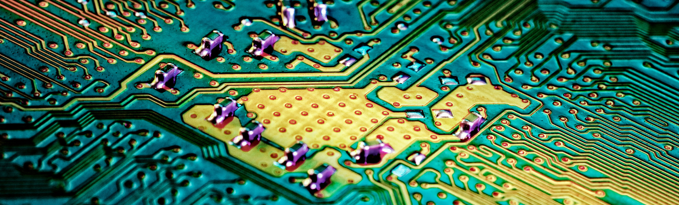Close-up of a circuit board
