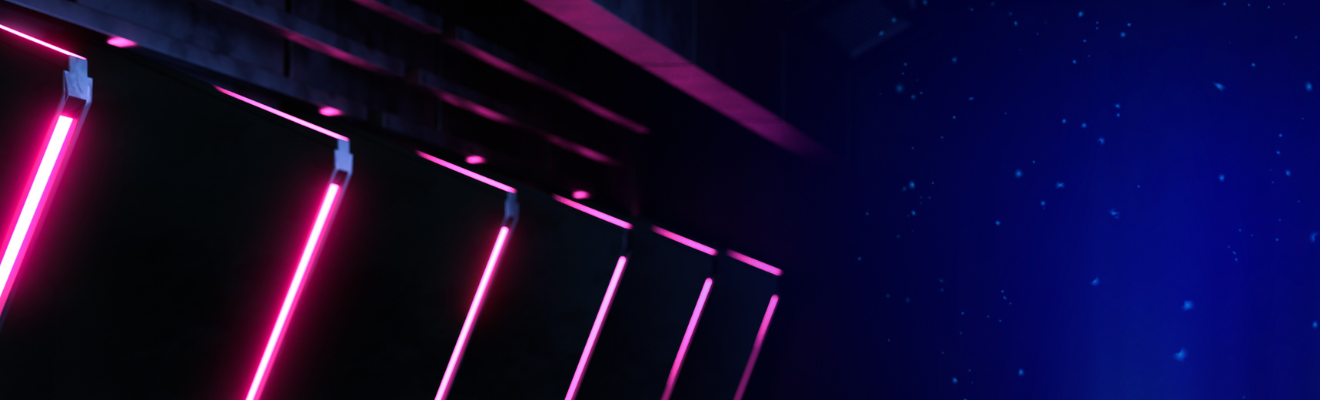 Abstract image showing lights and space
