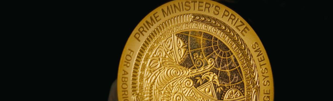 Prime Minister’s Prize for Aboriginal and Torres Strait Islander Knowledge Systems medallion