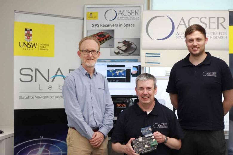 Andrew Dempster, Eamonn Glennon and Michael Rohrbach from ACSER