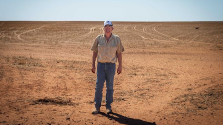 Jeff Baldock has volunteered a portion of his property in Kimba for the nuclear waste facility.