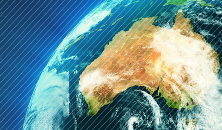 Image of Australia from space