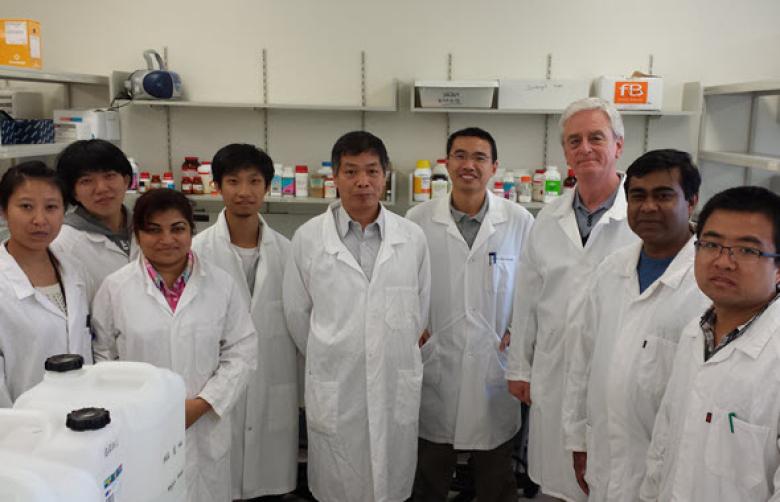 Researchers from the Australian and Chinese teams; including Australian Project Manager, Professor Rudi Appels