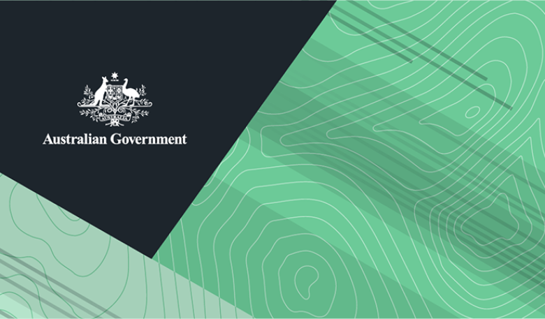 Decorative image showing the Australian Government crest.