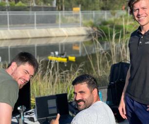 Abyss Solutions’ robotics team out in the field