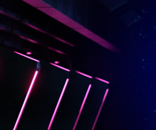 Abstract image showing lights and space