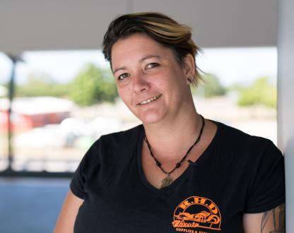 Photo portrait of Sharine 'Spanner' Milne