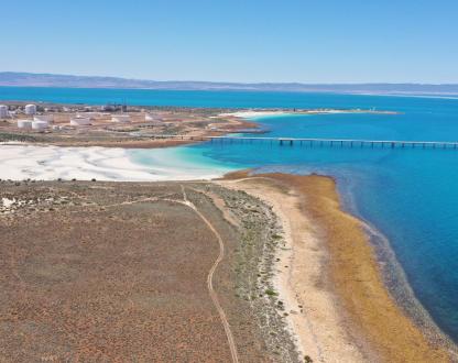 Image of Santos Gas Refinery in Port Bonython, South Australia.