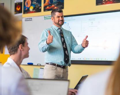 Mr Matt Dodds received the 2025 Prime Minister's Prize for Excellence in Science Teaching in Secondary Schools. 