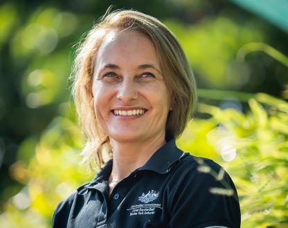 Australian Government Graduate Program STEM graduate in an outdoor setting