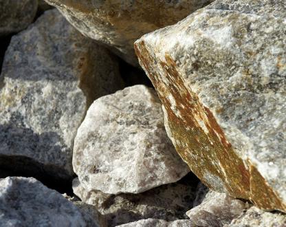 Lithium ores sitting in a pile