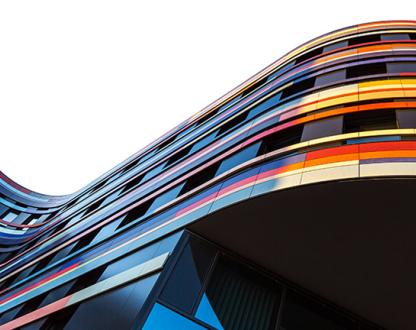 Decorative image showing the exterior of a building